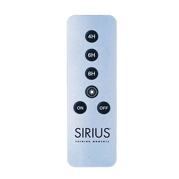 Sirius fjernbetjening med lysdæmper og timerfunktion